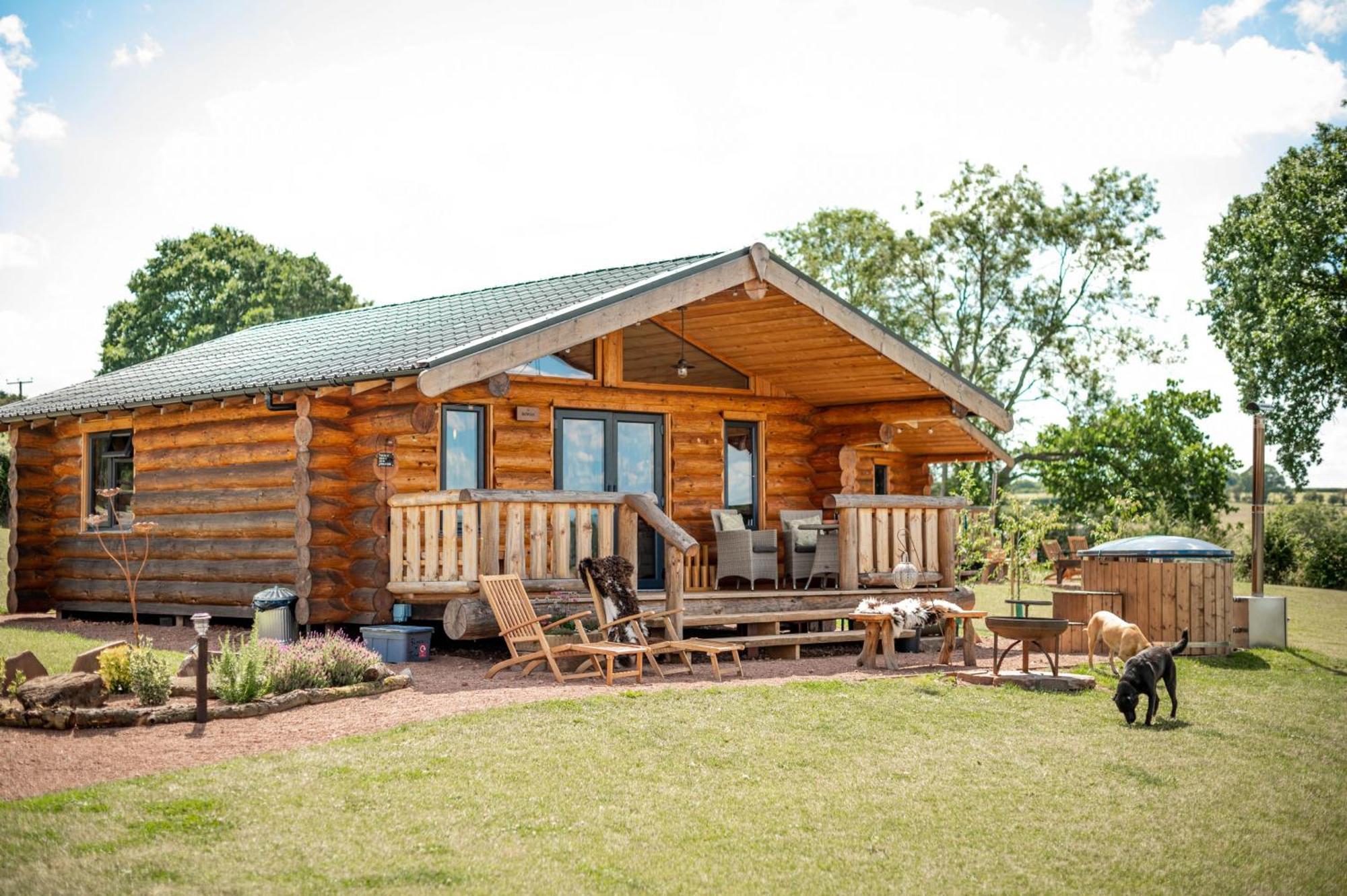 Rowan - Tedstone Log Cabins Bromyard Bagian luar foto